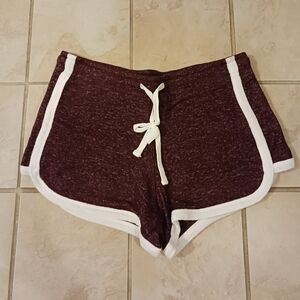 ❤️for my best friend Jessika❤️ NWOT Aeropostale Burgundy Shorts with White Trim